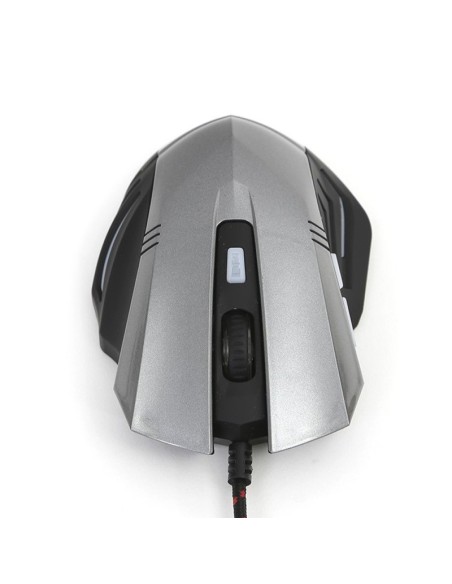 RATON OMEGA GAMING USB 3200DPI GRIS NEGRO OPTICO PN: OM0267 EAN: 5907595432139   