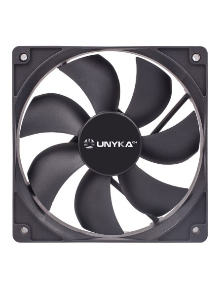 VENTILADOR 12CM 4 PINS         NEGRO SIN LUCES PN: 51800 EAN: 6940533544166   