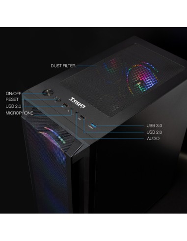 CAJA SEMITORRE ATX TOOQ        RAGNAROK NEGRA...