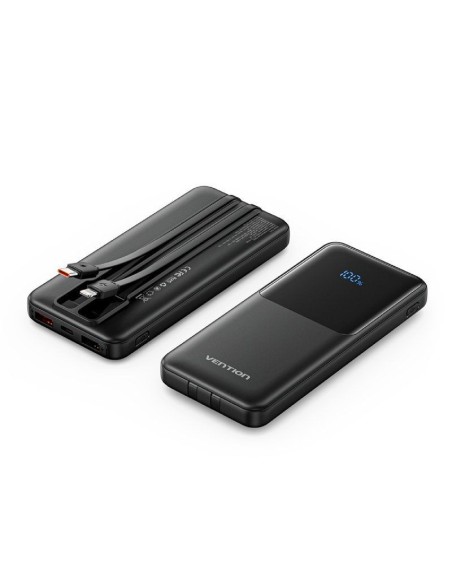 POWERBANK 10000 MAH VENTION    22.5W LED DISPLAY NEGRO PN: FHOB0 EAN: 6922794784635   