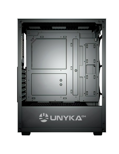 CAJA GAMING ATX MIR100 NEGRA   USB 3.0 ARGB SIN FUENTE PN: UK511303 EAN: 6974560221158   