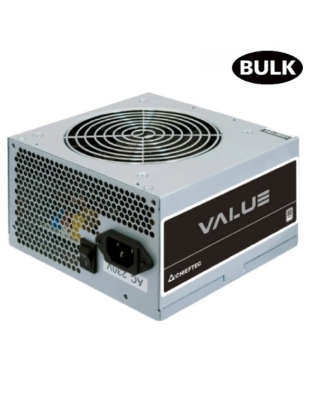 FUENTE  600W/46A CHIEFTEC      VALUE 80 PLUS BULK PN: APB-600B8 EAN: 0753263077813   