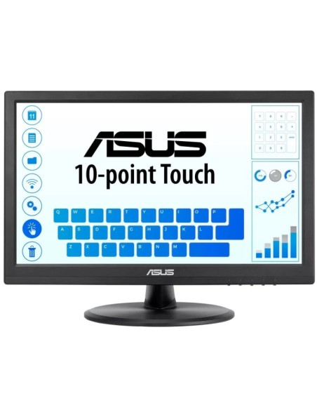 MONITOR 15.6" ASUS VT168HR     WXGA TACTIL NEGRO PN: 90LM02G1-B04170 EAN: 4711081368403   