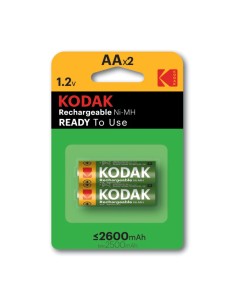 PILAS  AA   2 UNDS KODAK RECAR GABLES PN: KOD95508 EAN:...