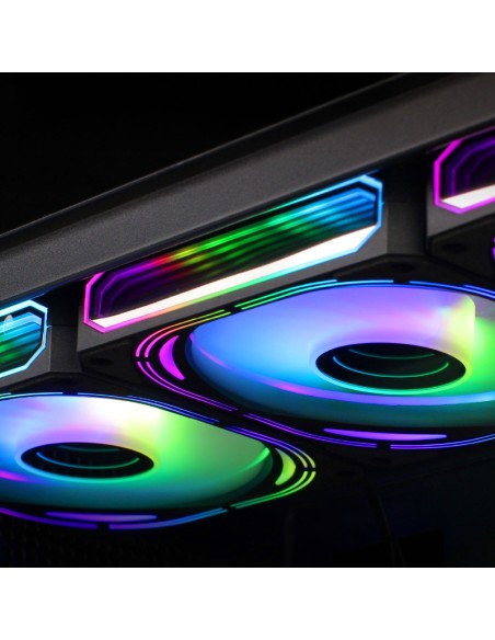 VENTILADOR KIT X4 12CM GAMING  ARGB COOLBOX INFINITY PRO KIT PN: COO-VAU-ARX4 EAN: 8436624420962   