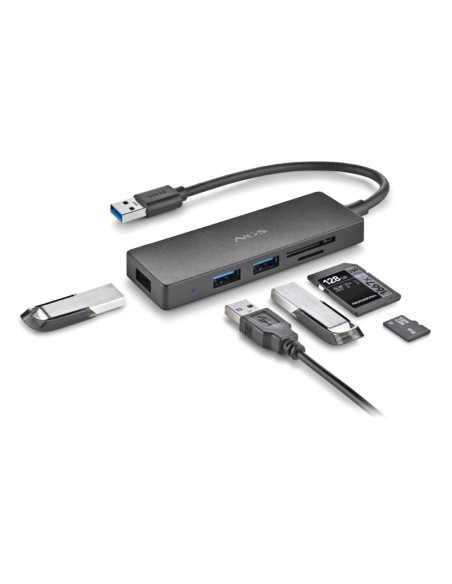 HUB 3 PTOS NGS 3 X USB 3.0     IHUBREADER PN: IHUBREADER EAN: 8435430626049   