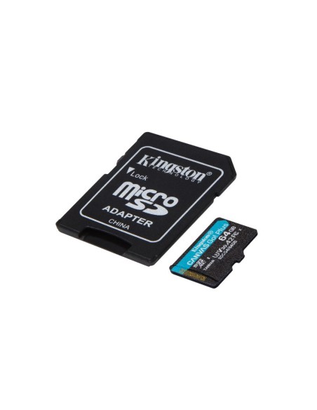 MEMORIA DG  64GB KINGSTON MSD  CANVAS GO PLUS CLASE10 200MBS PN: SDCG4/64GB EAN: 740617347890    