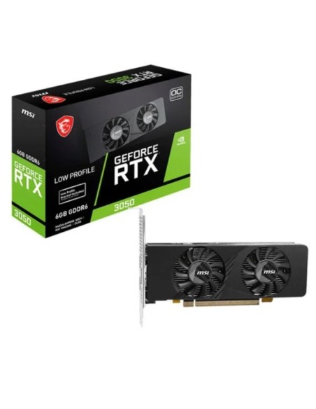 VGA RTX3050    6GB GDDR6  MSI  OC EDITION LOW PROFILE PN: 912-V812-213 EAN: 4711377265584   
