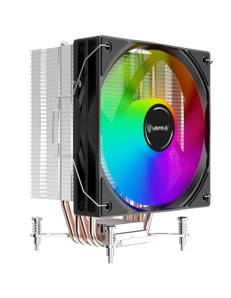 VENTILADOR UNYKA UNYCOOL H41   ARGB NEGRO PN: UK324012A EAN: 8436617921643   