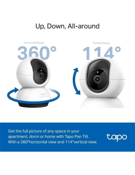 CAMARA SEGURI. WIFI TAPO C220  TP-LINK 2K QHD BLANCA PN: 1770500135 EAN: 4895252500936   