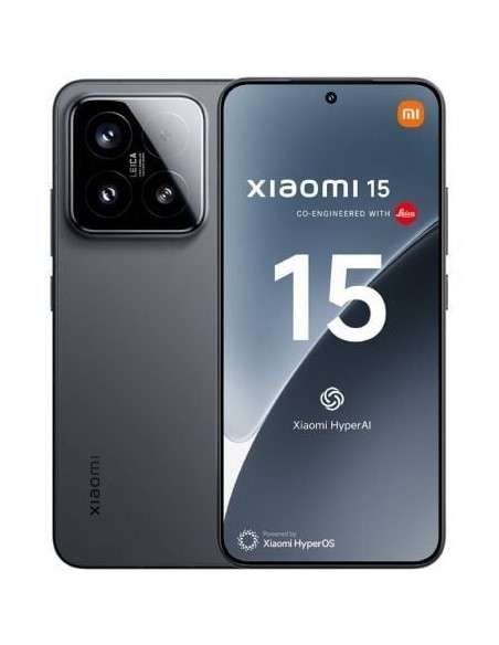 SMARTPHONE 6.36" XIAOMI 15     12GB 512GB NFC 5G NEGRO PN: MZB0ITOEU EAN: 6932554406110   