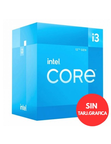 INTEL S-1700 I3-12100F   BOXV  4.3GHz CON...