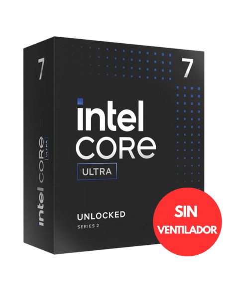 INTEL S-1851 ULTRA 7 265K  BOX 3.3GHZ SIN VENTILADOR PN: BX80768265K EAN: 5032037282062   