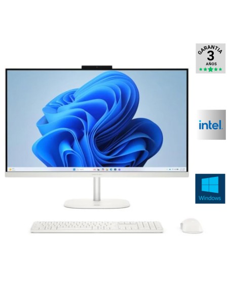 AIO   27" HP     I5-1334U 16GB 512GB NVME W11HOME BLANCO PN: D37KSEA EAN: 0199896491112   