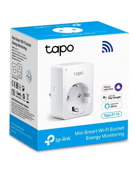 ENCHUFE WIRELESS TP-LINK TAPO  P110 BLANCO PN: 0184500964 EAN: 4897098682432   