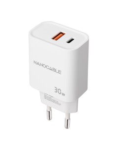 CARGADOR  5V ENCHUFE 1X USB    TYPE C, X1 USB A 30W...